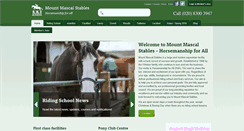 Desktop Screenshot of mountmascalstables.com